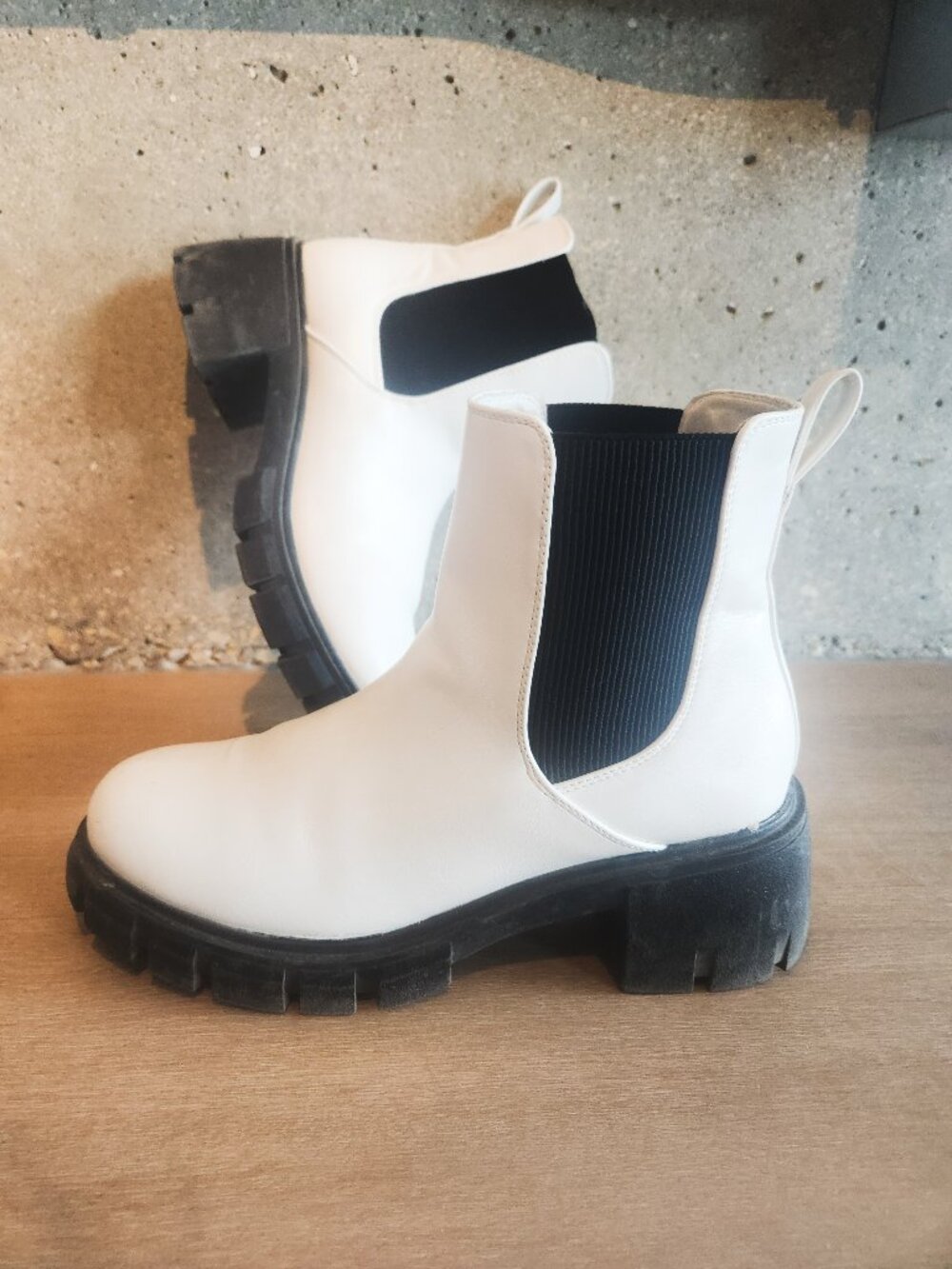 White Ankle Boots